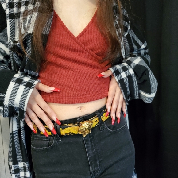 Versace La Medusa Leather Belt - Picture 13 of 13